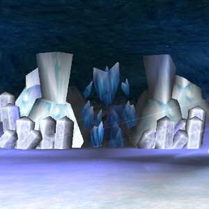 Frozen Glacial Golem guarding the Frozen Gearknight at bottom of dungeon.