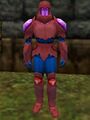 Fail-dyed Sedgemail Armor with blue undershirt