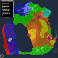 Creature redistribution map