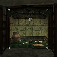 Prison Cell with Skeleton