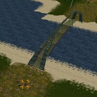 The bridge between the two islands