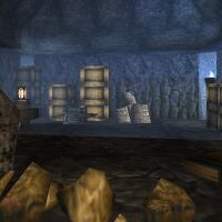 The Sandstone Golem Room behind the "Work Room Door"