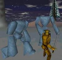 Ice Golem - Before