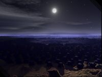 Obsidian Plains by Night by Campbell of Frostfell.